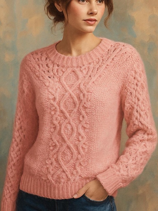 Love at First Find Sweaters - 🍭 Love at First Find Women's Pink Sweater Size S